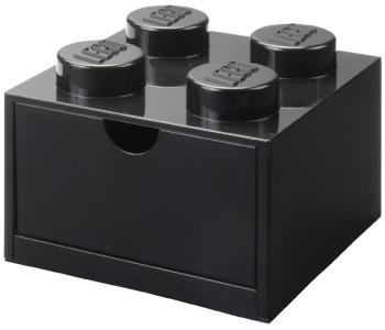 LEGO Brique tiroir DESK DRAWER 4, 1 tiroir, noir