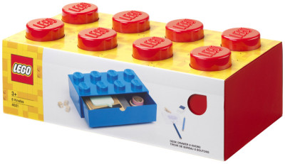LEGO Brique tiroir DESK DRAWER 8, 1 tiroir, blanc