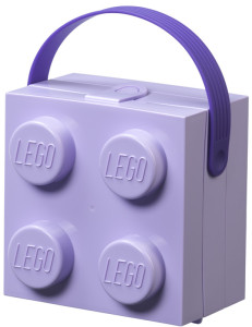 LEGO Boîte à goûter avec poignée, vert translucide