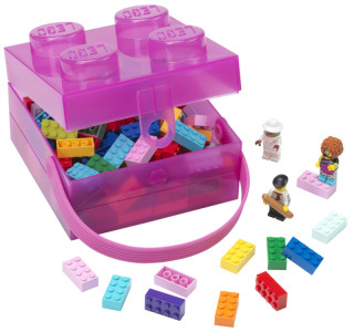 LEGO Boîte à goûter avec poignée, vert translucide