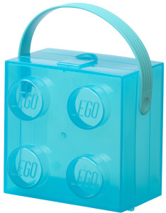 LEGO Boîte à goûter avec poignée, vert translucide