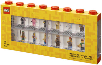 LEGO Vitrine pour figurines DISPLAY CASE 16, rouge