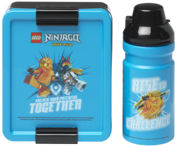 LEGO Gourde + Boîte à goûter LUNCH SET NINJAGO GREEN, vert