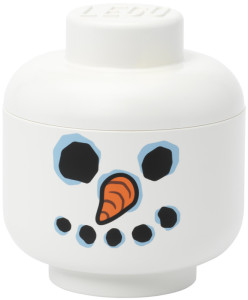 LEGO Boîte en forme de tête STORAGE HEAD SILLY, S, 2L, jaune
