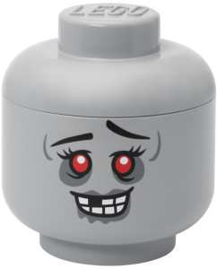 LEGO Boîte en forme de tête STORAGE HEAD GIRL, L, jaune