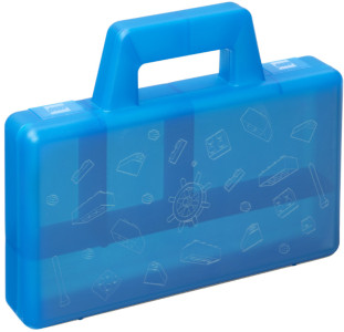 LEGO Mallette de tri SORTING CASE TO GO, rouge translucide