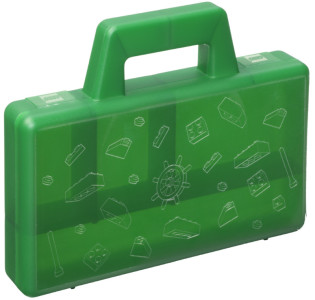 LEGO Mallette de tri SORTING CASE TO GO, rouge translucide