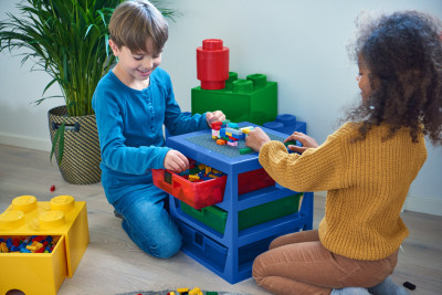 LEGO Module de classement 3-DRAWER STORAGE RACK, bleu