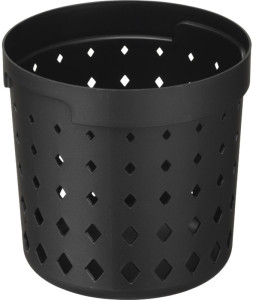 NHG Aufbewahrungskorb SEOUL ROUND ORGANIZER M, PP, schwarz