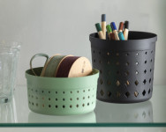 Panier de rangement NHG SEOUL ROUND ORGANIZER M, PP, Vert Panier de rangement NHG SEOUL ROUND ORGANIZER M, PP, Vert