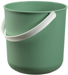 Seau de stockage NHG AKITA, 10 litres, vert/blanc