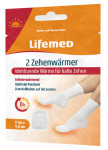Lifemed Patch chauffant pour orteils, 70 x 95 mm, blanc