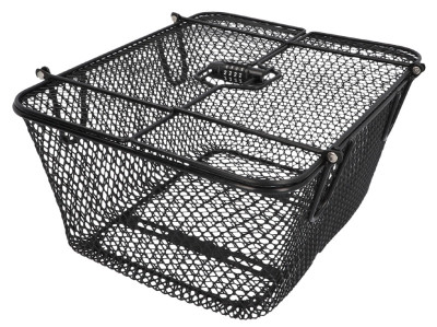 FISCHER Fahrrad-Gepäckträgerkorb PLUS Safe, schwarz