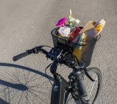 Panier de guidon FISCHER E-Bike PLUS, noir Panier de guidon FISCHER E-Bike PLUS, noir