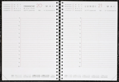 QUO VADIS Recharge pour Agenda Moderne 13 1JR/PAGE, 2026