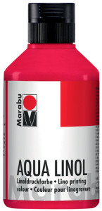 Marabu Couleur pour linogravure Aqua, 250 ml, bleu moyen