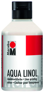 Marabu Couleur pour linogravure Aqua, 250 ml, bleu moyen