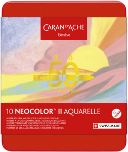 CARAN D'ACHE Pastel à la cire NEOCOLOR II Aquarelle Portrait