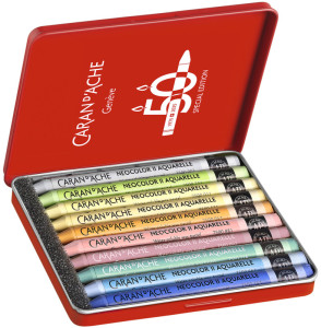 CARAN D'ACHE Pastel à la cire NEOCOLOR II Aquarelle Portrait