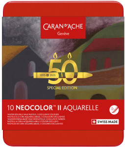 CARAN D'ACHE Pastel à la cire NEOCOLOR II Aquarelle Portrait