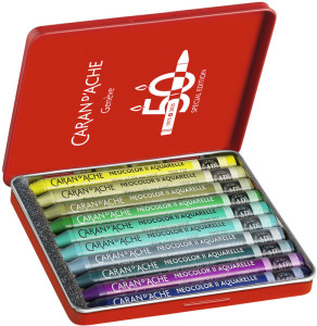 CARAN D'ACHE Pastel à la cire NEOCOLOR II Aquarelle Portrait