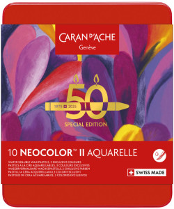 CARAN D'ACHE Pastel à la cire NEOCOLOR II Aquarelle Portrait