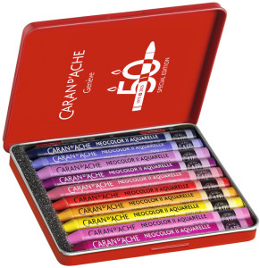 CARAN D'ACHE Pastel à la cire NEOCOLOR II Aquarelle Portrait