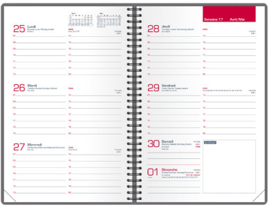 Oxford Agenda semainier MY FAB', 100 x 150 mm, 2026, assorti