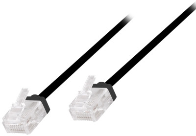LogiLink Slim High-Flex Patchkabel, Kat. 6A, U/UTP, 0,15 m