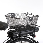 FISCHER Panier de vélo pour porte-bagage, noir