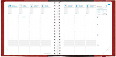 QUO VADIS Agenda Time & Life Medium, 2026, noir