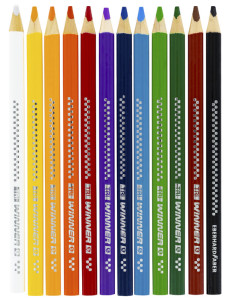 EBERHARD FABER Crayon de couleur TRI WINNER, étui de 12
