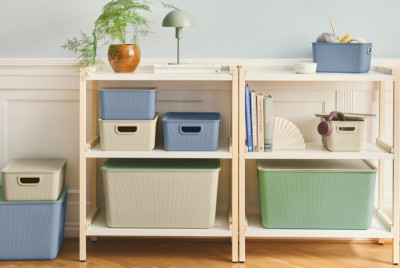 NHG Boîte de rangement AKITA STORAGE S, PP, bleu