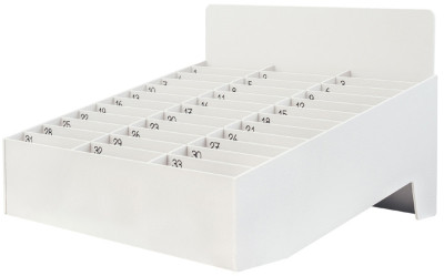 PAPERFLOW Rangement pour smartphones avec 33 logements, gris