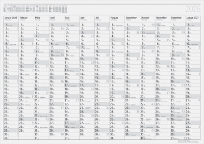 Calendrier mural rido idé « Poster Calendar Young Design PLUS »