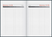 rido idé Reservierungsbuch, 2026, 1 Tag auf 2 Seiten
