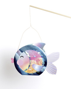 folia Kit de lanterne UNDERWATER DREAMS, bleu métallisé