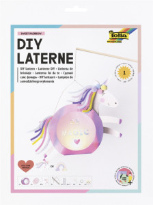 folia Kit de lanterne SWEET RAINBOW, rose irisé