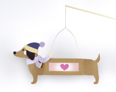 folia Kit de lanterne AUTUMN FRIENDS, naturel