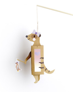 folia Kit de lanterne AUTUMN FRIENDS, naturel