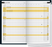 Calendrier de poche rido idé « Mini Planner d15 », 2026 Allemand, noir Calendrier de poche rido idé « Mini Planner d15 », 2026 Allemand, noir