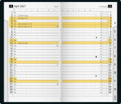 Calendrier de poche rido idé « M Planner », 2026 Allemand, noir