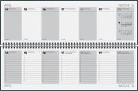 Calendrier de bureau rido idé « Futura 5 », 2026 Allemand, noir Calendrier de bureau rido idé « Futura 5 », 2026 Allemand, noir
