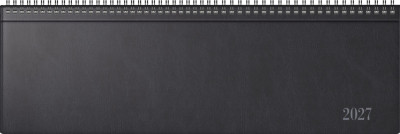 Calendrier de bureau rido idé « Futura 5 », 2026 Allemand, noir