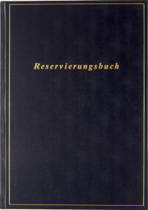 rido idé Reservierungsbuch, 2026, 1 Tag auf 1 Seite, schwarz