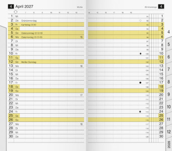 rido idé Kalender-Einlage 