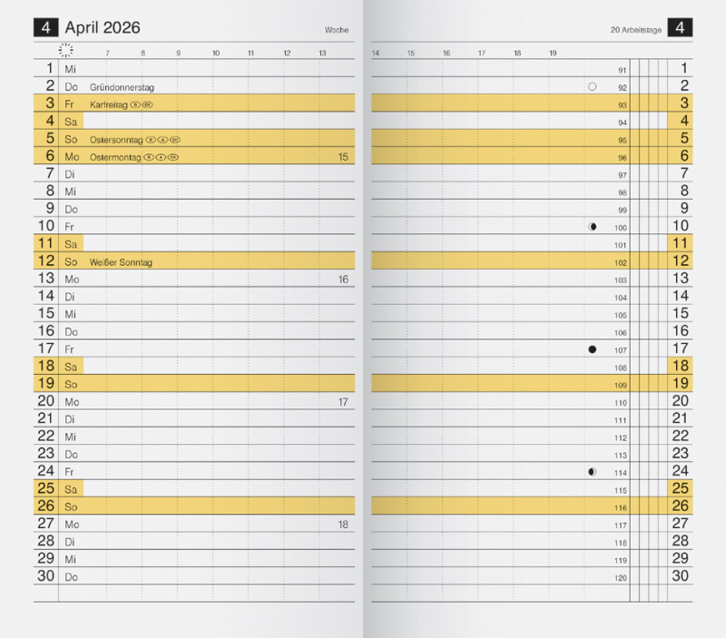 rido idé Kalender-Einlage 