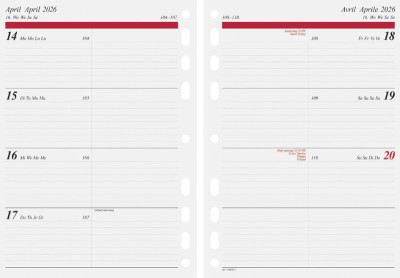 rido idé Calendrier pour agenda 