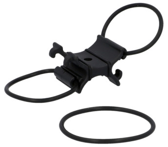 FISCHER Fahrrad-Universal-Pumpenhalterung, schwarz