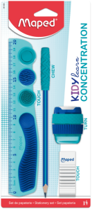 Maped Kit de fournitures scolaires Kidy Learn Concentration 4 pièces